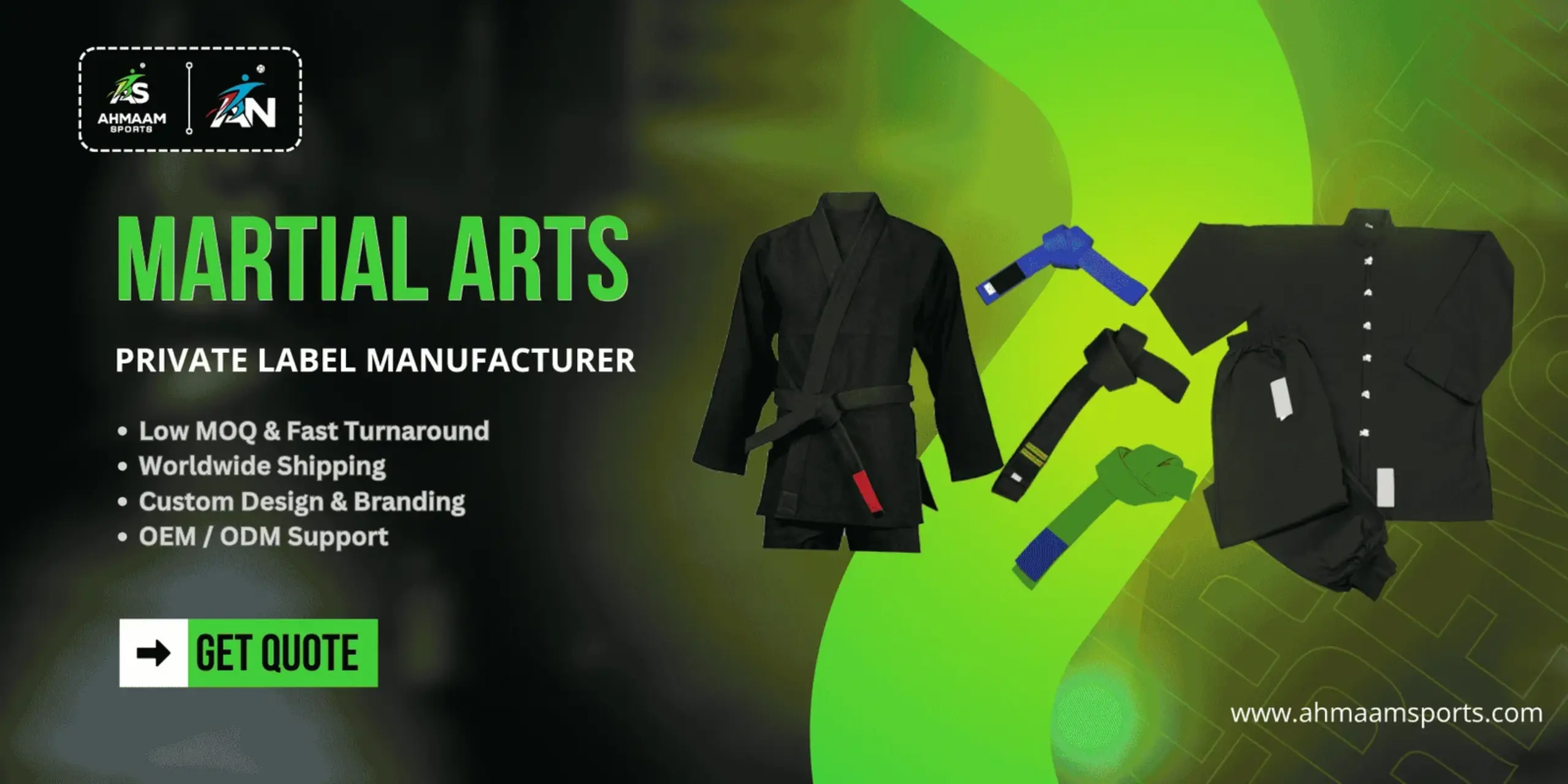 Ahmaam Sports Martial Arts Banner